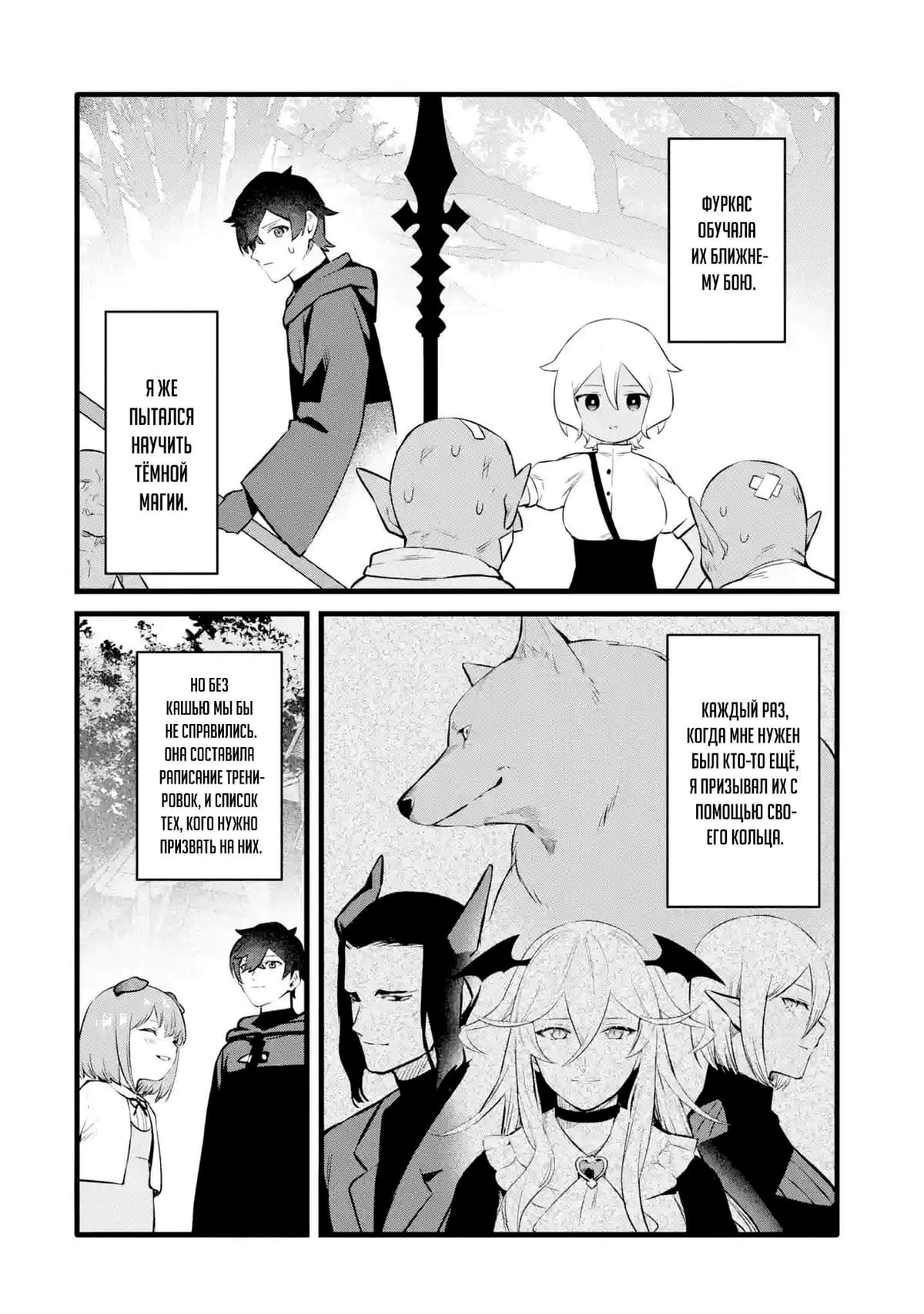 Добро пожаловать в неприступный замок Владыки демонов ~Тёмный маг, что изгнан из группы героя за свои «бесполезные» дебаффы, принимает приглашение на должность командующего армии Владыки демонов~ — том 6 глава 28.3, страница 6
